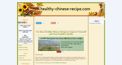 Desktop Screenshot of healthy-chinese-recipe.com