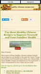 Mobile Screenshot of healthy-chinese-recipe.com