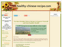 Tablet Screenshot of healthy-chinese-recipe.com